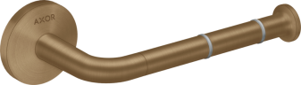 Купить купить держатель туалетной бумаги axor universal circular, матовая бронза арт. 42856140
