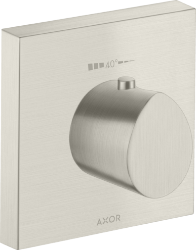 Купить купить термостат highflow axor starck organic, 120/120, скрытого монтажа, сталь арт. 12712800