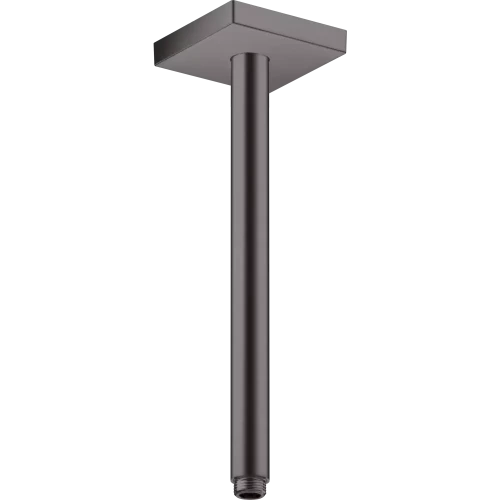 Купить купить потолочное подсоединение для душа axor showersolutions, 300 мм, квадрат, шлифованный черный, хром арт. 26438340