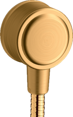 Шланговое подсоединение Fixfit Axor Montreux, с клапаном обратного тока, шлифованное золото арт. 16884250