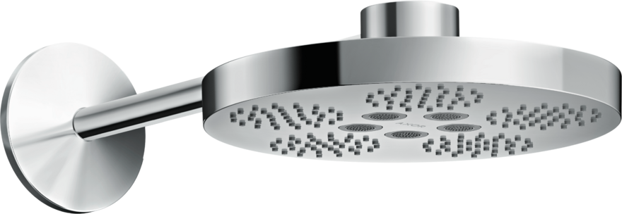 Купить купить верхний душ axor one 280 2jet с держателем, хром арт. 48492000