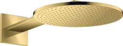 Купить купить верхний душ axor showersolutions 300 2jet, с держателем, полированное золото арт. 35303990