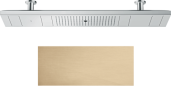 Купить купить верхний душ axor showersolutions showerheaven 1200/300 4jet, без подсветки, матовая бронза арт. 10637140