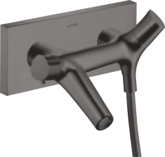 Термостат для ванны Axor Starck Organic, внешнего монтажа, шлифованный черный, хром арт. 12410340