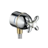 Купить купить axor carlton fixfit stop шланговое подсоединение с крестовой рукояткой 1/2, хром и золото арт. 17883000