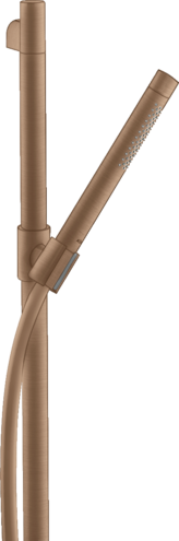 Купить купить душевой набор axor starck, 90 см, с ручным душем-"палочкой", 2 jet, шлифованное красное золото арт. 27980310