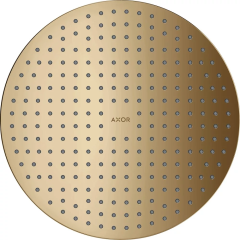 Верхний душ Axor ShowerSolutions, потолочный монтаж, 300 мм, 1 jet, полированная бронза арт. 35302130