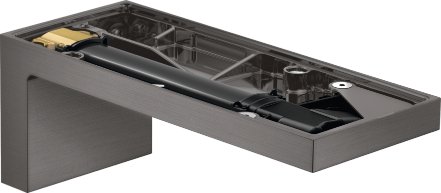 Купить купить излив на ванну axor myedition без панели, матовый черный, хром арт. 47412340