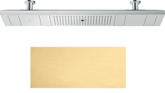 Верхний душ AXOR ShowerSolutions ShowerHeaven 1200/300 4jet, без подсветки, матовое золото арт. 10637250