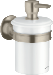 Дозатор для жидкого мыла AXOR Montreux, шлифованный никель арт. 42019820