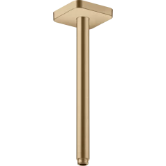 Потолочное подсоединение Axor ShowerSolutions, softsquare, 300 мм, квадратное, шлифованная бронза арт. 26966140