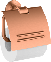 Держатель для туалетной бумаги AXOR Montreux с крышкой матовая бронза арт. 42036140