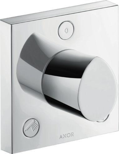 Купить купить запорный/переключающий вентиль trio/quattro axor starck organic, 120/120, скрытого монтажа, хром арт. 12731000