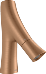 Кран без сливного набора Axor Starck Organic 50, шлифованная бронза арт. 12110140