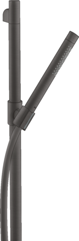 Купить купить душевой набор axor starck, 90 см, с ручным душем-"палочкой", 2 jet, шлифованный черный, хром арт. 27980340