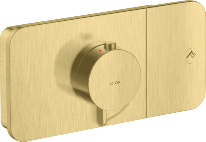 Купить купить термостат для 1 потребителя, axor one, скрытого монтажа, шлифованная медь арт. 45711950