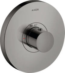 Термостат AXOR ShowerSelect HighFlow, скрытого монтажа, круглый, полированный черный, хром арт. 36721330