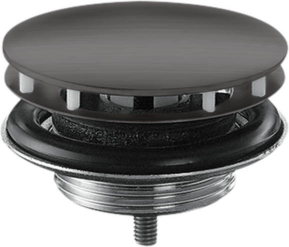 Купить купить сливной набор незапираемый, для раковины axor, матовый черный, хром арт. 51301340