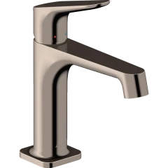 Смеситель для раковины Axor Citterio M, однорычажный, 100, со сливным гарнитуром, полированный никель арт. 34010830