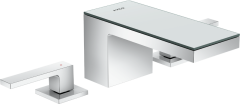 Смеситель для раковины AXOR MyEdition на 3 отверстия 70 со сливным клапаном Push-Open, зеркальный, хром арт. 47050000