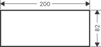Купить купить панель axor myedition 200 металл, матовая бронза арт. 47903140