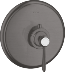 Термостат Axor Montreux, скрытого монтажа, с рычаговой рукояткой, матовый черный, хром арт. 16824340