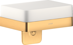 Мыльница AXOR Universal Softsquare матовая латунь арт. 42819950