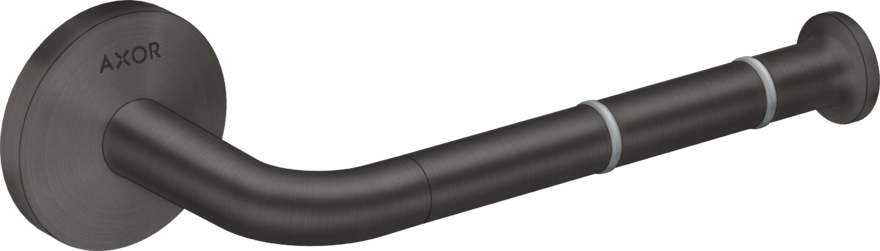 Купить купить держатель туалетной бумаги axor universal circular, матовый черный, хром арт. 42856340