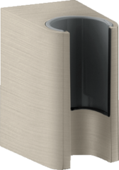 Держатель ручного душа Axor One, шлифованный никель арт. 45721820