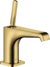 Купить купить смеситель для гостевой раковины axor citterio e 90 мм с незапираемым сливным набором, полированное золото арт. 36102990