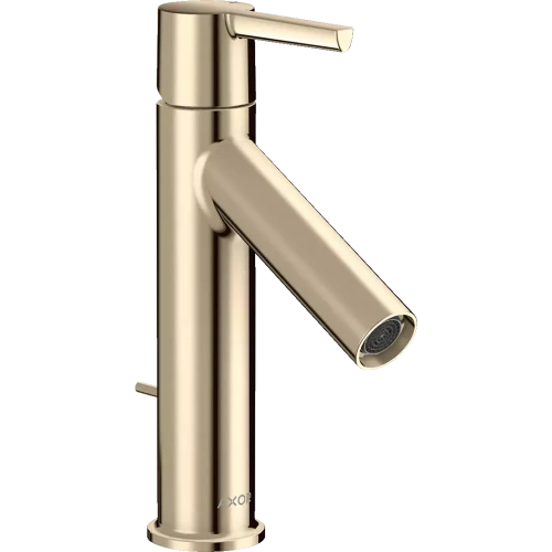 Купить купить смеситель для раковины axor starck 100, с рычаговой рукояткой, со сливным гарнитуром, полированный никель арт. 10001830