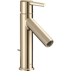 Смеситель для раковины Axor Starck 100, с рычаговой рукояткой, со сливным гарнитуром, полированный никель арт. 10001830