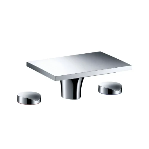 Купить купить смеситель axor uno для раковины напольный с рукояткой петлей с неперекрываемым сливным набором, хром арт. 18013000