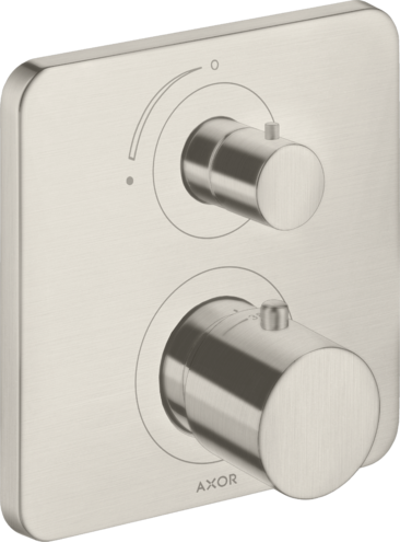 Купить купить термостат с запорным вентилем axor citterio m, сталь арт. 34705800