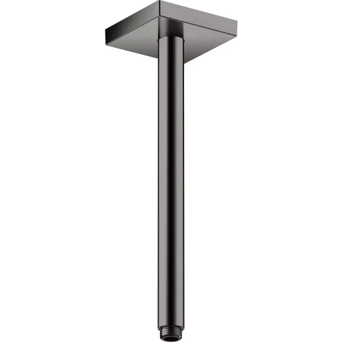 Купить купить потолочное подсоединение для душа axor showersolutions, 300 мм, квадрат, полированный черный, хром арт. 26438330