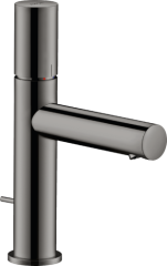 Смеситель для раковины AXOR Uno 110, с рукояткой zero с незапираемым сливным набором, полированный черный, хром арт. 45001330