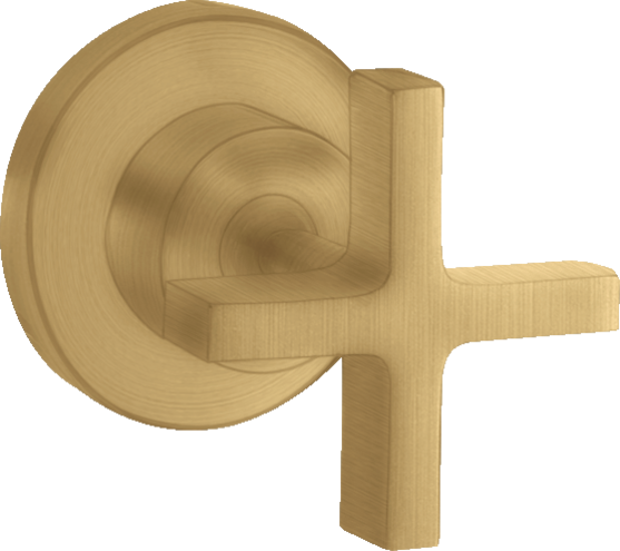 Купить купить запорный вентиль axor citterio с крестообразной рукояткой, матовое золото арт. 39965250