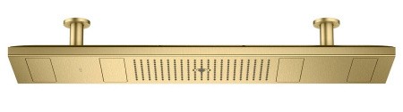 Купить купить верхний душ axor showersolutions showerheaven 1200/300 4jet, без подсветки, матовая латунь арт. 10637950