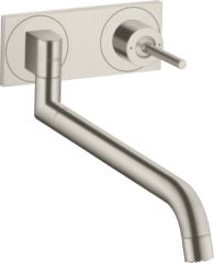 Смеситель для кухни AXOR Uno однорычажный, настенный, сталь арт. 38815800