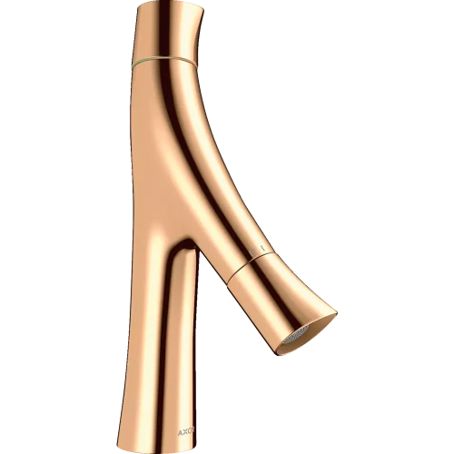 Купить купить смеситель для раковины axor starck organic 80, с двумя рукоятками, с не запираемым сливным набором, полированная бронза арт. 12011130