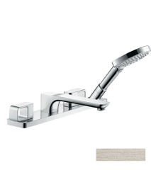 Смеситель на край ванны Axor Urquiola, на 4 отверстия, сталь арт. 11443800