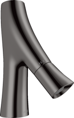 Кран без сливного набора Axor Starck Organic 50, полированный черный, хром арт. 12110330