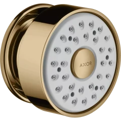 Боковая форсунка душа Axor, 1 jet, круглая, полированная бронза арт. 28464130