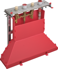 Скрытая часть смесителя на край ванны Axor, на 4 отверстия, монтажа на плитку арт. 15481180