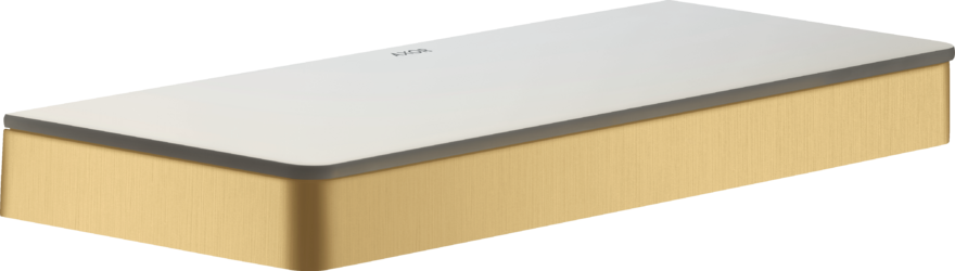 Купить купить полочка axor universal softsquare 300 мм, матовое золото арт. 42838250