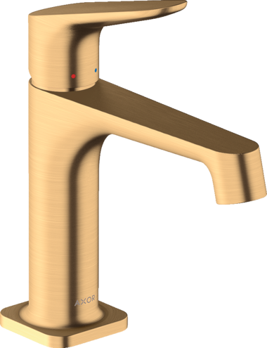 Купить купить смеситель для раковину axor citterio m 100, со сливным гарнитуром, шлифованная медь арт. 34010950