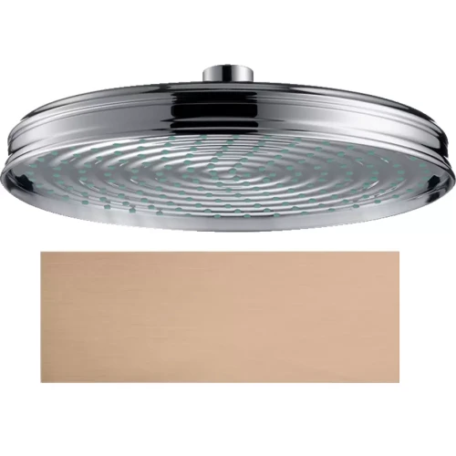 Купить купить верхний душ axor montreux, 240 мм, шлифованное красное золото арт. 28474310