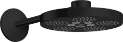Верхний душ Axor One 280 2jet с держателем, матовый черный арт. 48492670
