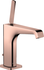 Смеситель для раковины AXOR Citterio E 130 мм со сливным гарнитуром, полированное красное золото арт. 36100300