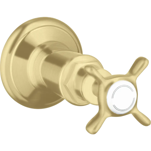 Купить купить запорный вентиль axor montreux для скрытого монтажа 1/2 и 3/4 матовое золото арт. 16871250